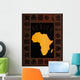 Africa Card Wall Mural
