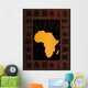 Africa Card Wall Mural