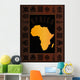 Africa Card Wall Mural
