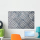 Dirty Corrugated Sheet Metal Wall Decal
