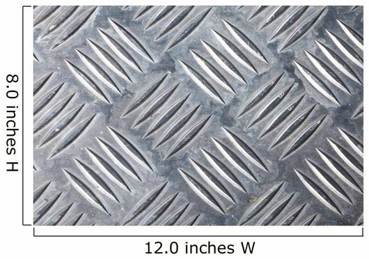 Dirty Corrugated Sheet Metal Wall Decal