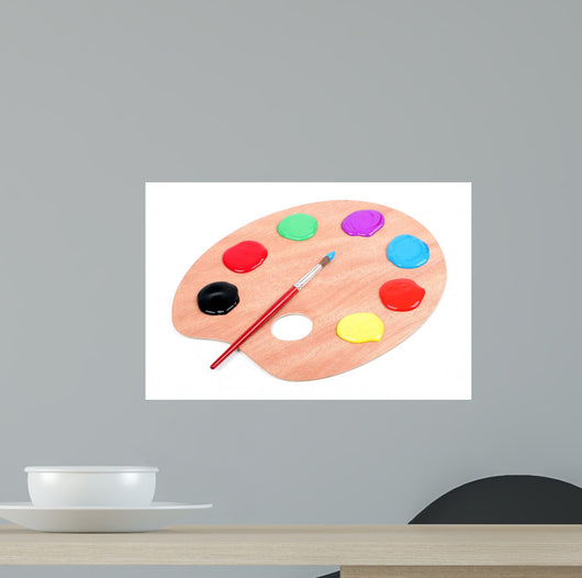 Paint Palette Wall Decal