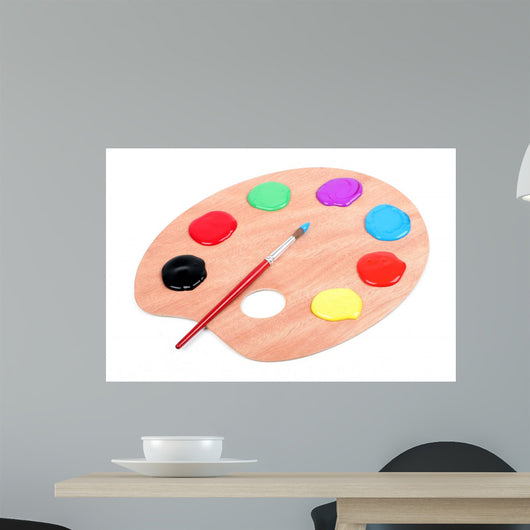 Paint Palette Wall Decal