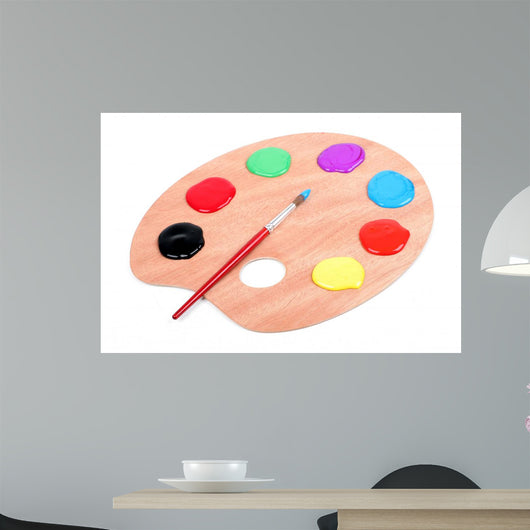 Paint Palette Wall Decal