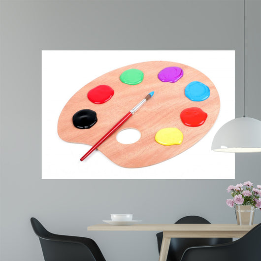 Paint Palette Wall Decal