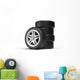 Stack Wheels Wall Decal