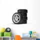 Stack Wheels Wall Decal