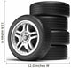 Stack Wheels Wall Decal