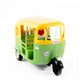 Plastic tuk-tuk from India, with sticker "I LOVE INDIA". Wall Decal