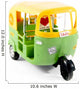 Plastic tuk-tuk from India, with sticker "I LOVE INDIA". Wall Decal