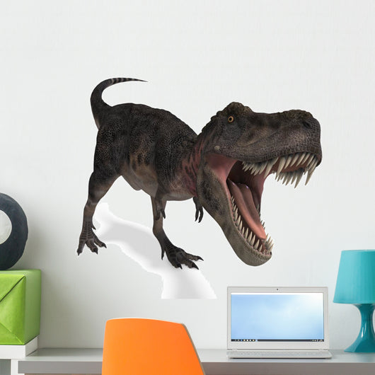 Roaring Tyrannosaurus Rex Dinosaur Wall Decal