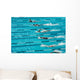 competitive swimming Wall Mural