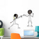 Fencing Wall Mural