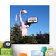 Pink Dinosaur Holding Sign