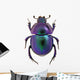 Purple Scarab Beetle Wall Decal