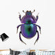 Purple Scarab Beetle Wall Decal