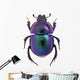 Purple Scarab Beetle Wall Decal