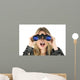 Woman with Binoculars Looking