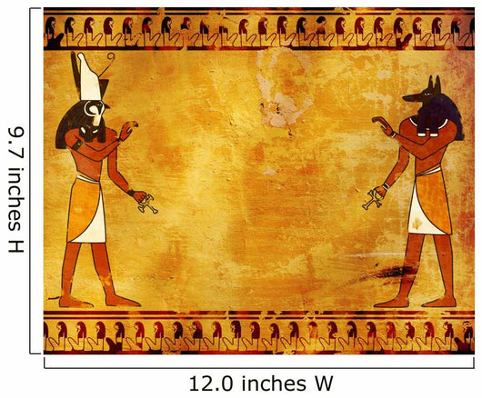 Anubis and Horus Wall Mural