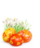 Easter Eggs and Flowers Wall Decal