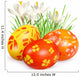 Easter Eggs and Flowers Wall Decal