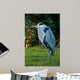 Standing Heron Wall Mural