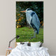 Standing Heron Wall Mural