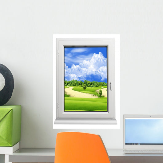 Beautiful Landscape Looked through