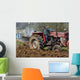 Agriculteur Au Labour Wall Decal