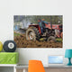 Agriculteur Au Labour Wall Decal