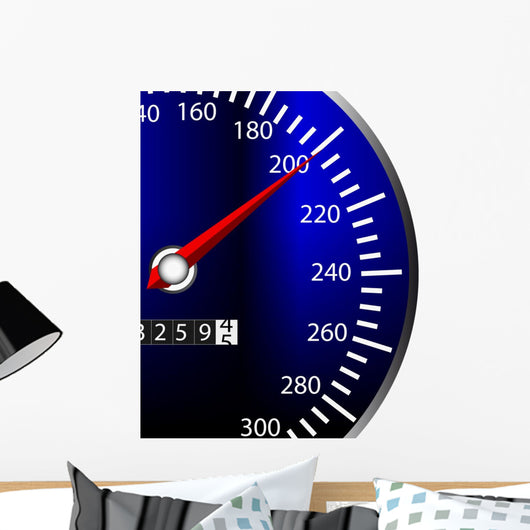 Speedometer Wall Mural