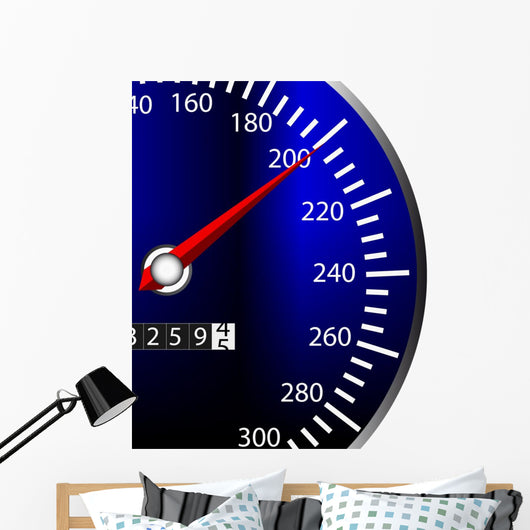 Speedometer Wall Mural