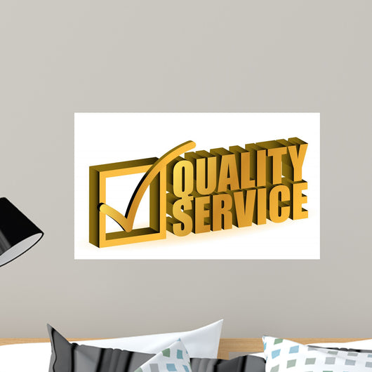 Quality Service Wall Decal