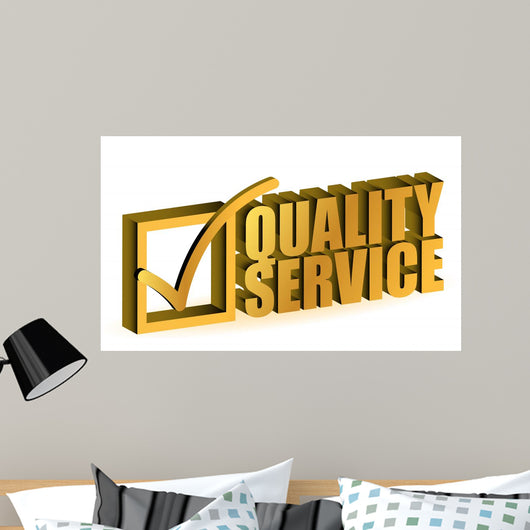 Quality Service Wall Decal