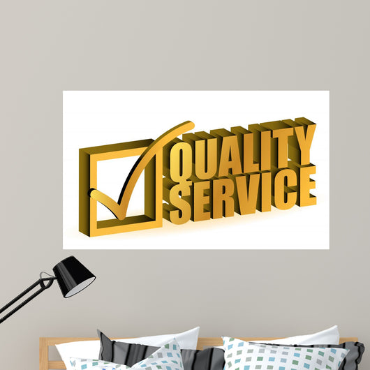 Quality Service Wall Decal