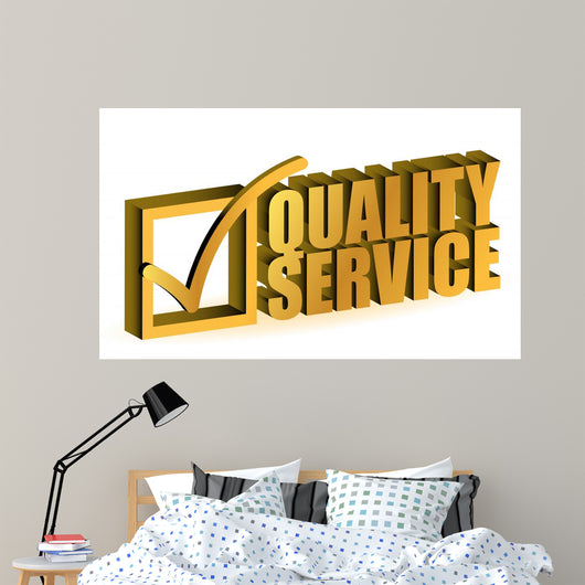 Quality Service Wall Decal
