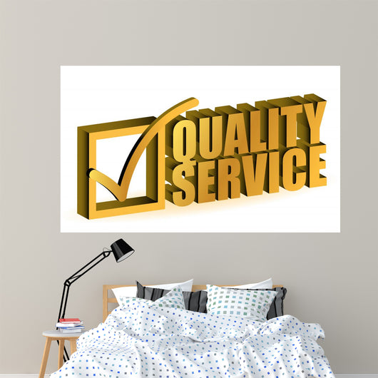 Quality Service Wall Decal