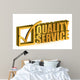 Quality Service Wall Decal