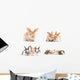 baby bunny rabbits Wall Decal