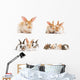 baby bunny rabbits Wall Decal