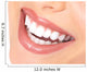 teeth and smile Wall Decal