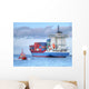 Container Cargo Ship Wall Mural