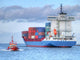 Container Cargo Ship Wall Mural