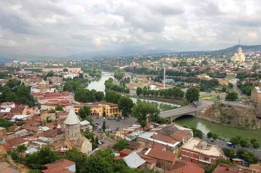 Panoramic Tbilisi Wall Decal