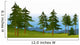 Green forest Wall Mural
