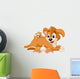 Mother dog  nursing cute puppies Wall Decal
