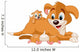 Mother dog  nursing cute puppies Wall Decal