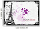 Eiffel Post Card Vector
