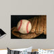Baseball and Glove Wall Mural