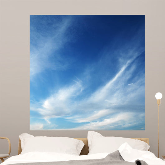 Cirrus Clouds Blue Sky Wall Decal